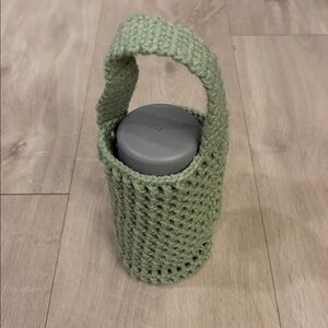 Handmade Green Crochet Tote Bag